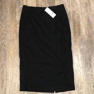 NWT Eileen Fisher Tencel Ruched Work Pencil Skirt